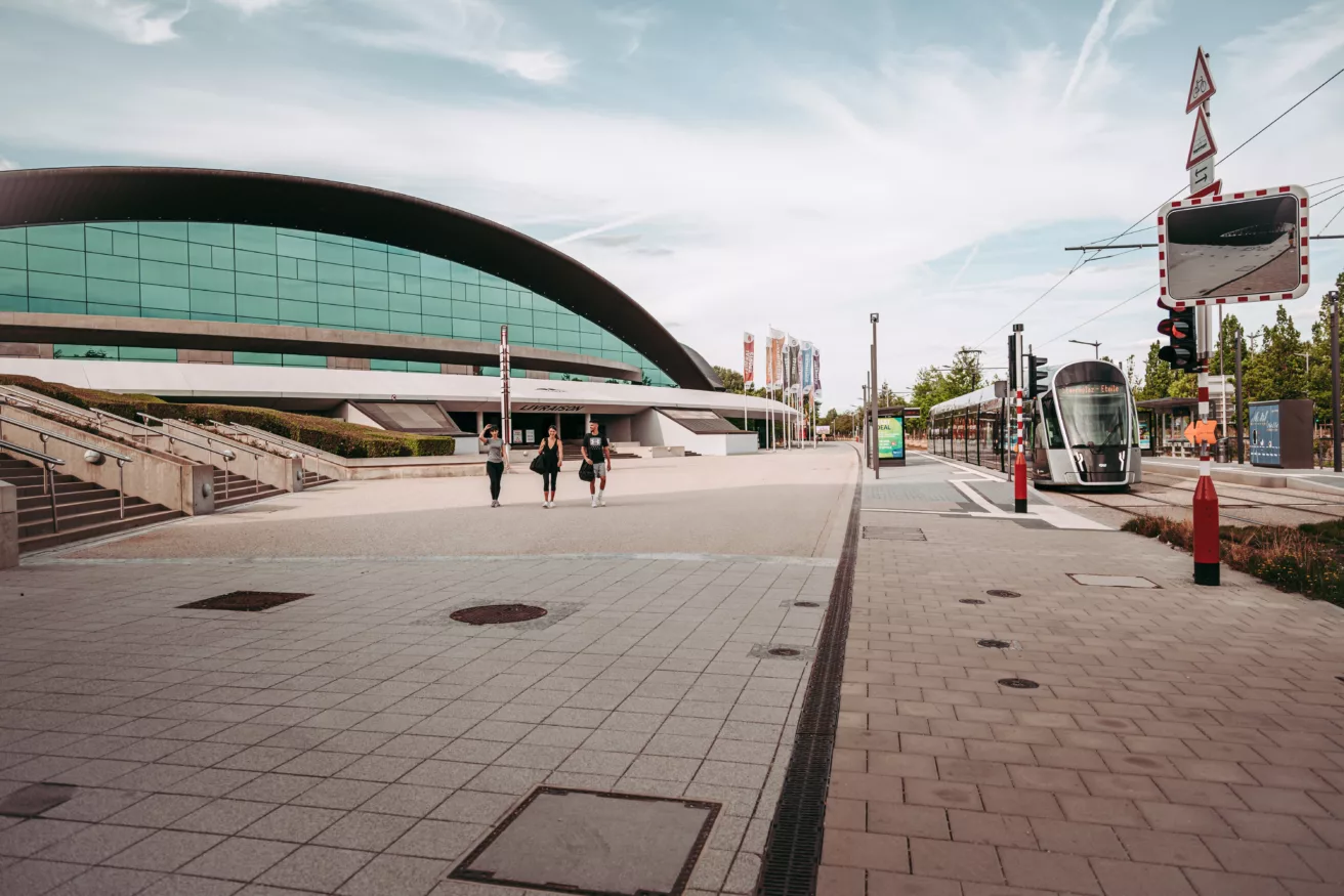 LUXEMBOURG/JULY 2019: Sport activities in the city